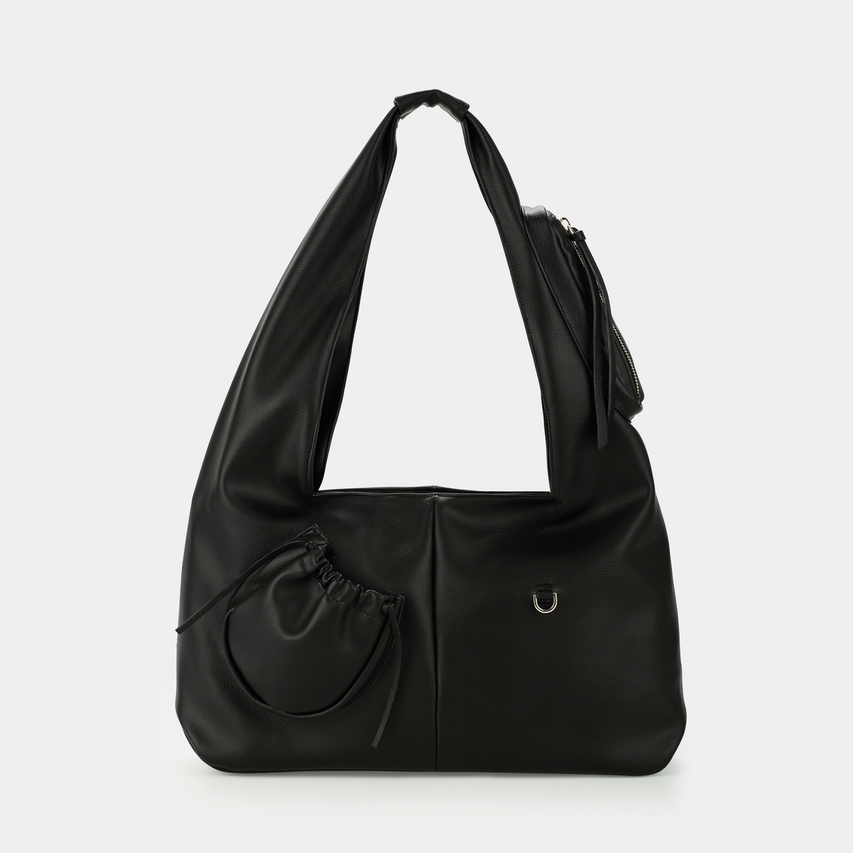 ★TOUT Y EST★ Pocket Hobo Bag BlackUP223CBG66 UP223CBG66_BL tui_xach_Hobo_C2_pocket_bag_la