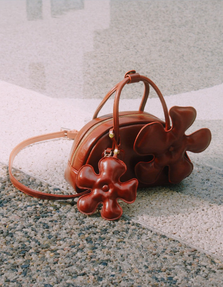 TACOS Handbag in Dark Red color large size (M)