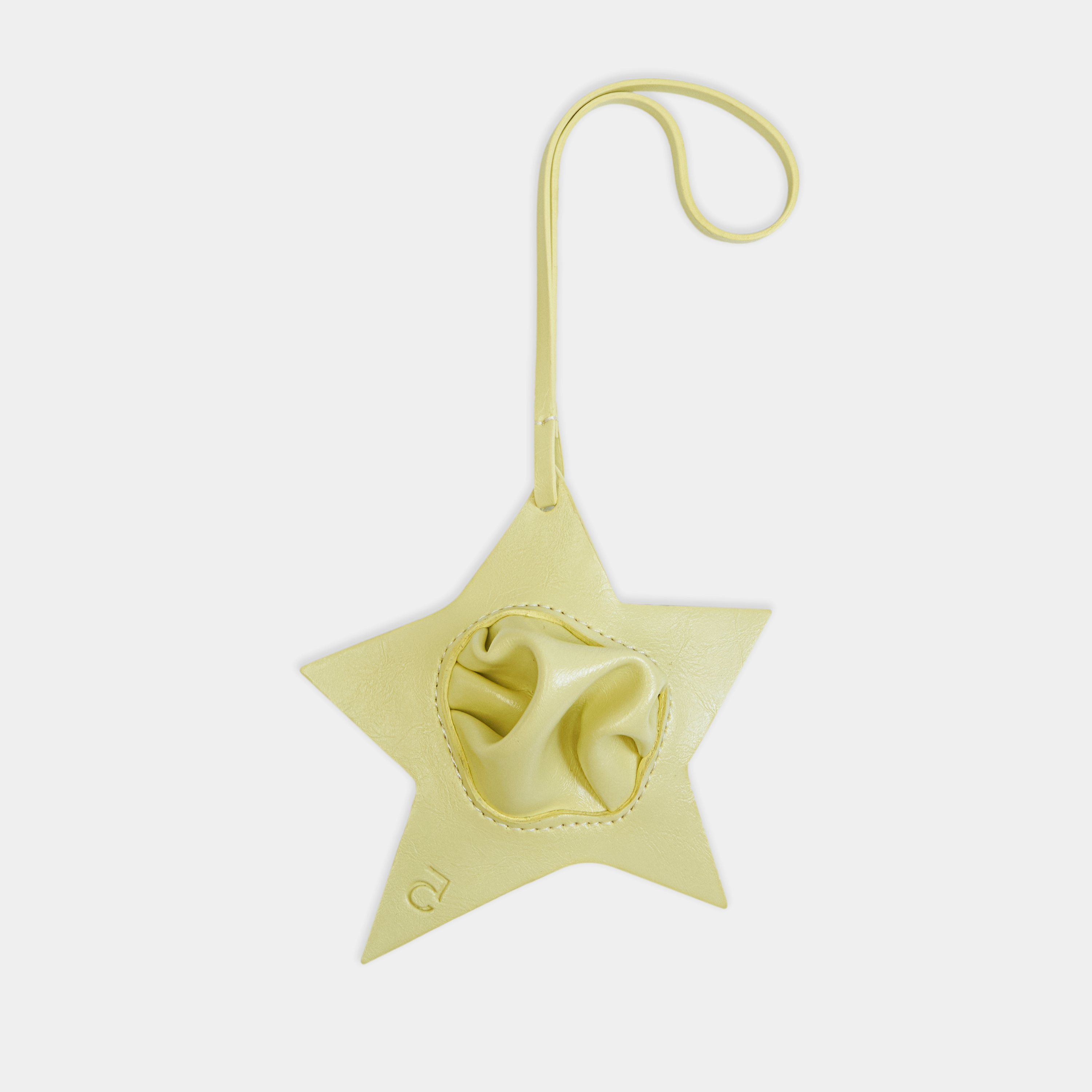 Accessories Zigzag Star Charm in Butter Yellow
