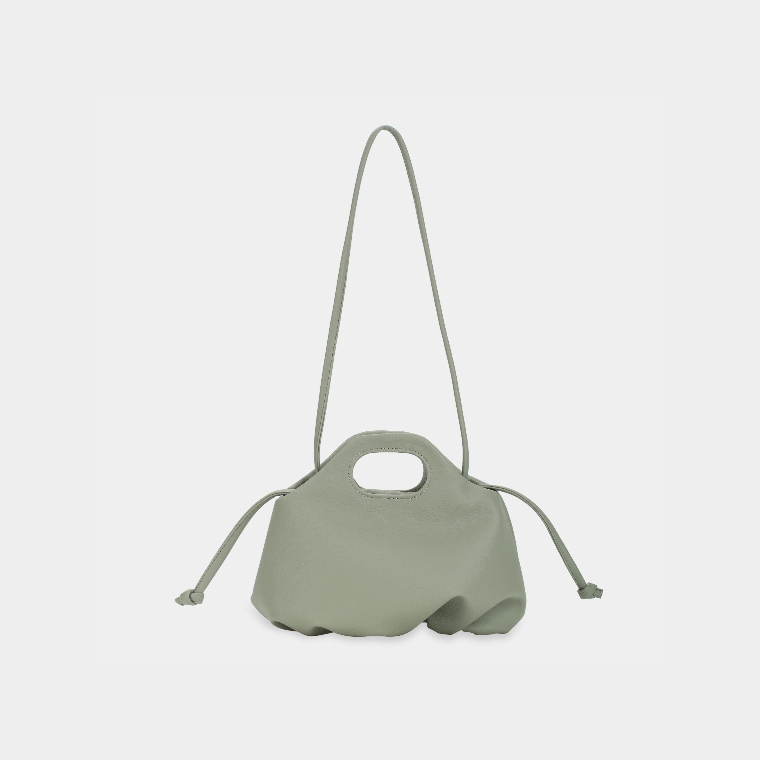 Flower M (medium) handbag in gray
