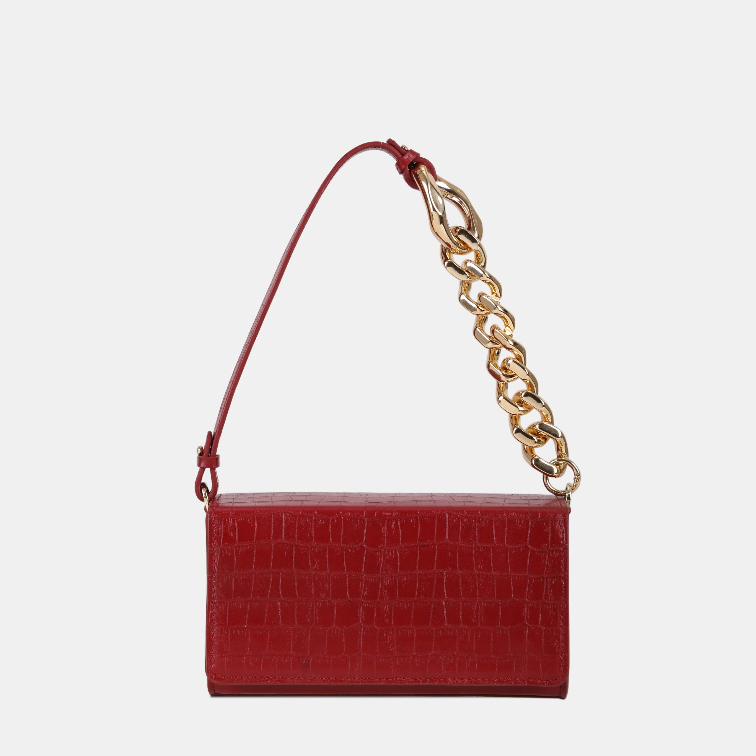 COIN leather bag chain