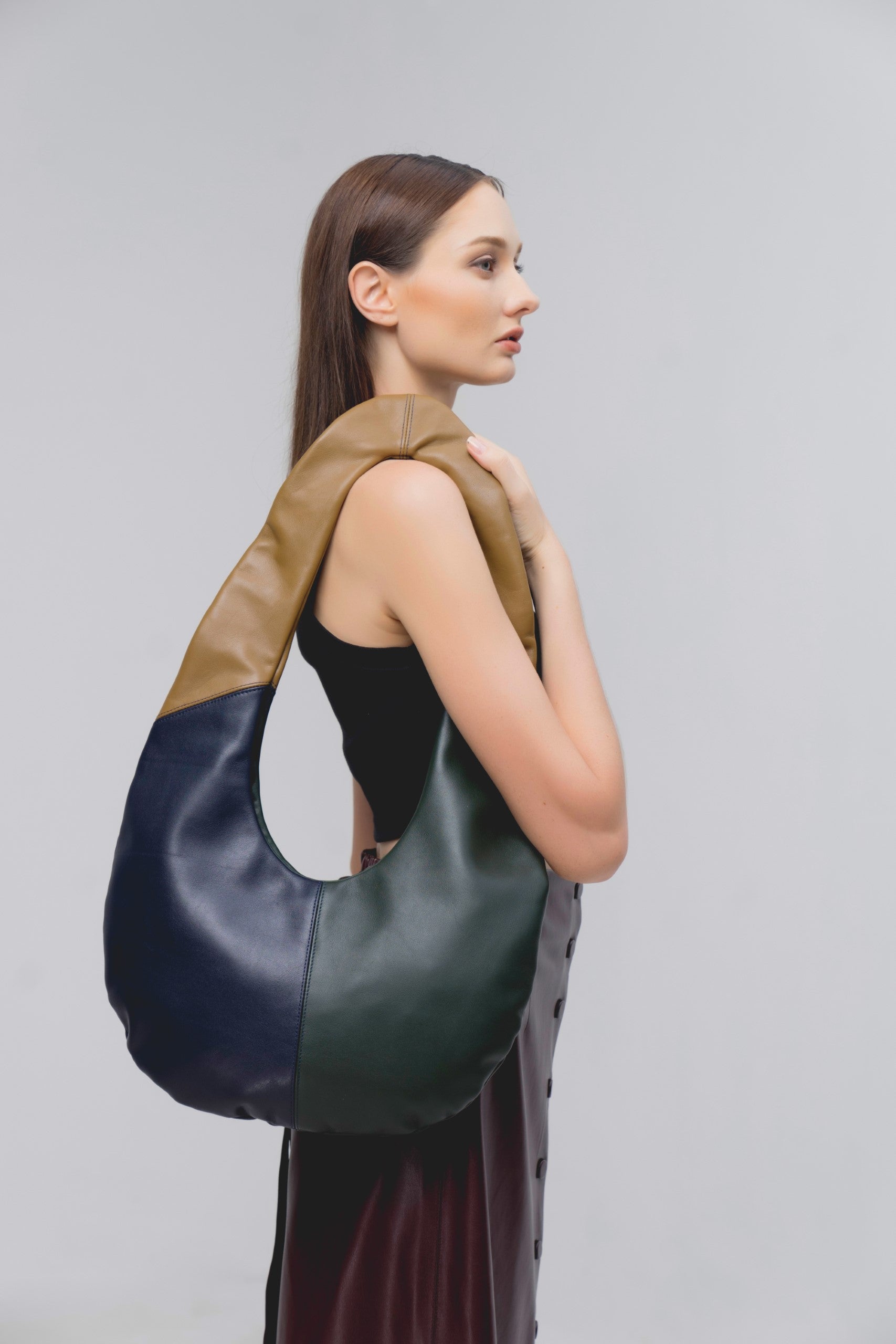 RAINDROP Trio handbag (real leather)