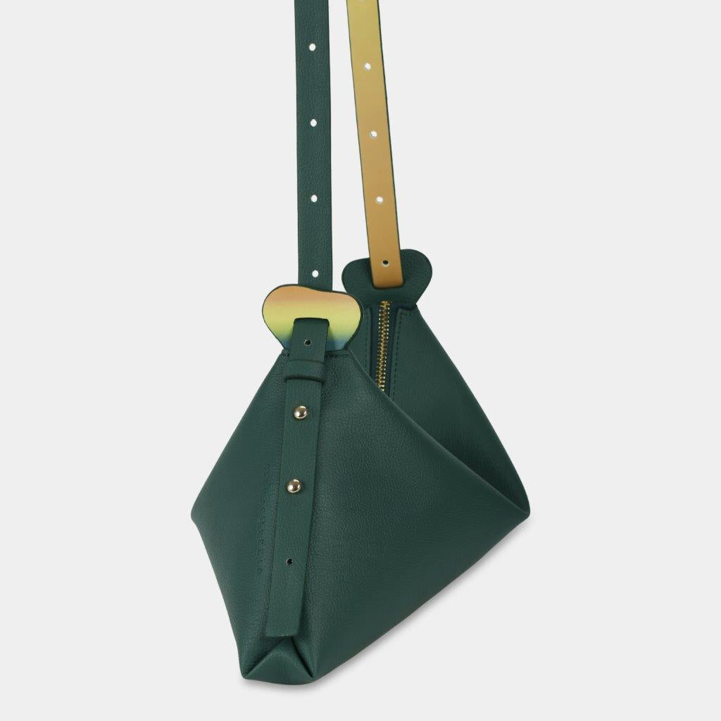 Dark green M BAG handbag (large)