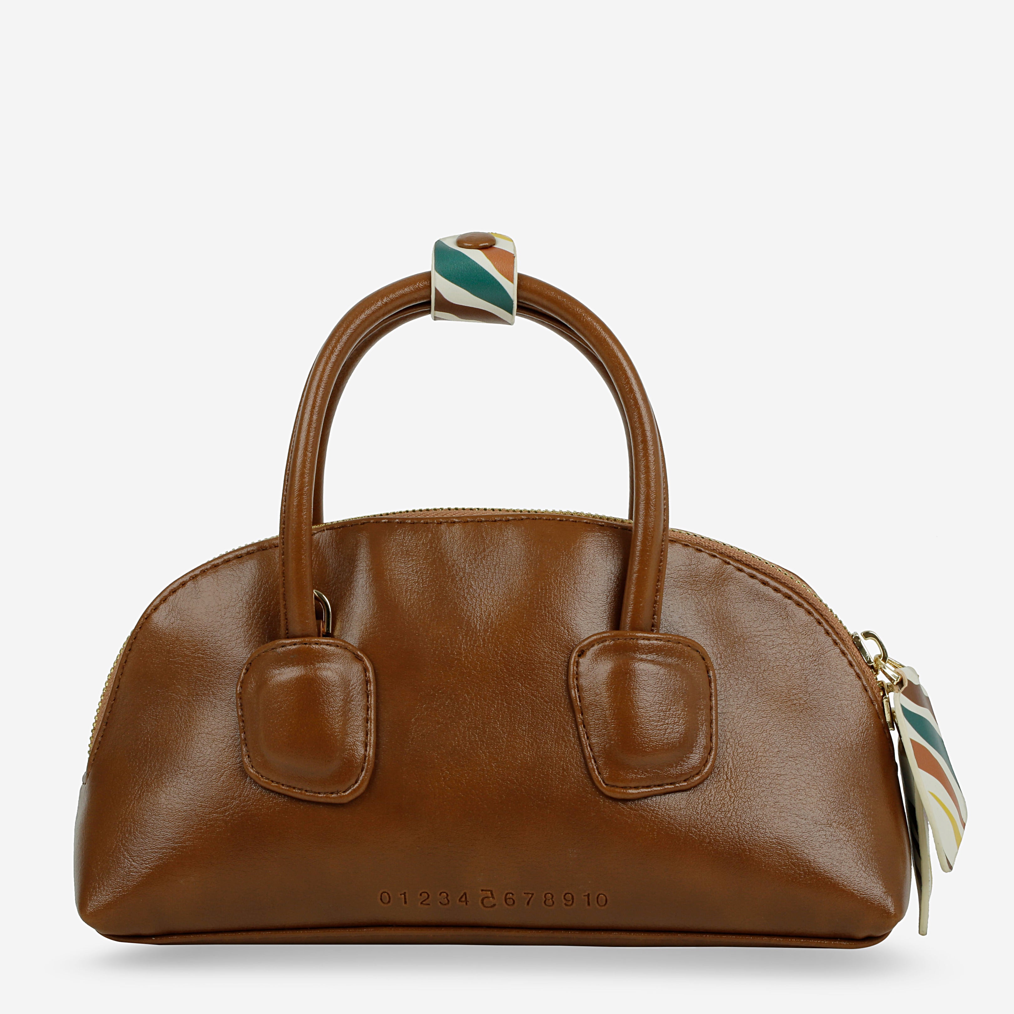 Small brown TACOS handbag (S)