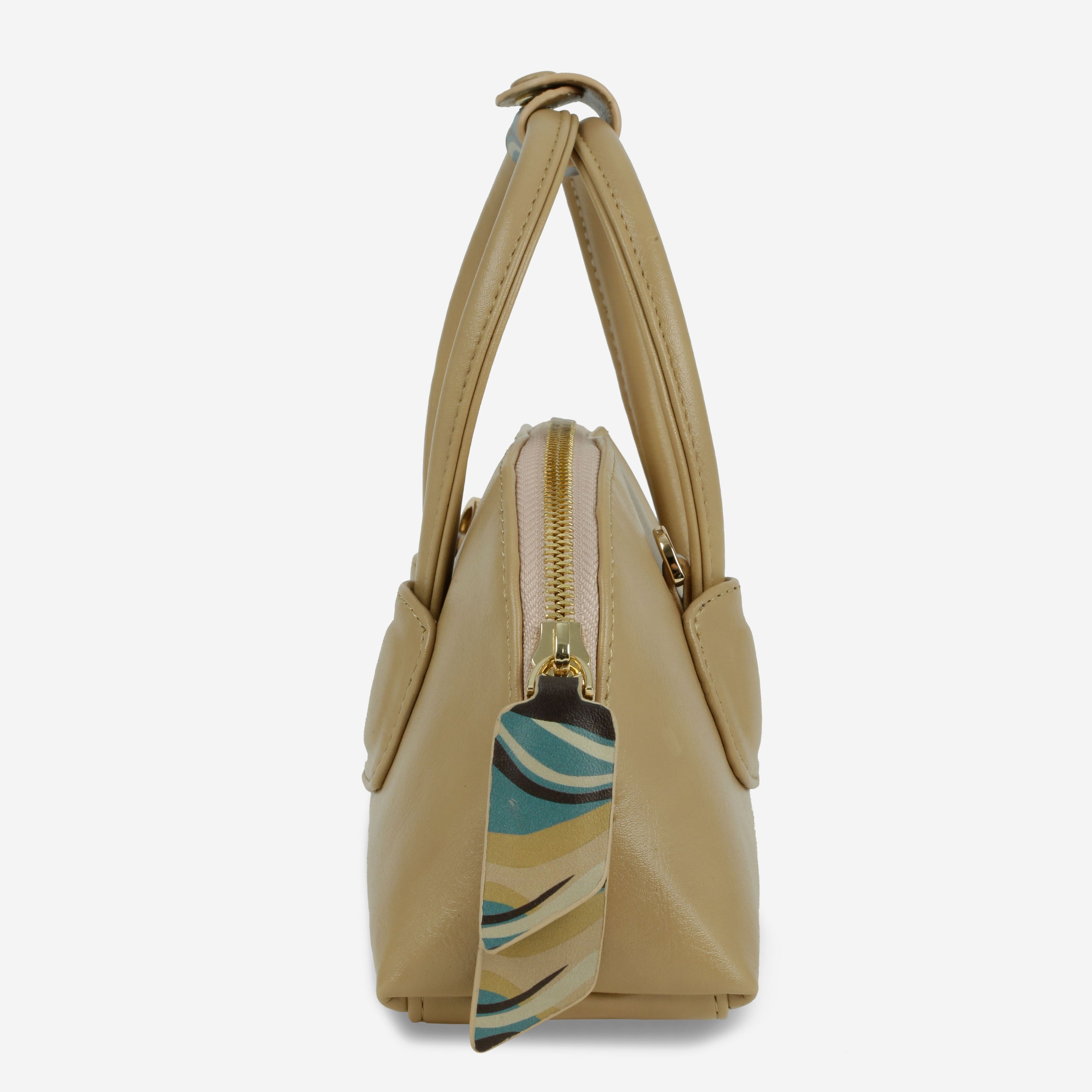 TACOS handbag beige color small size (S)