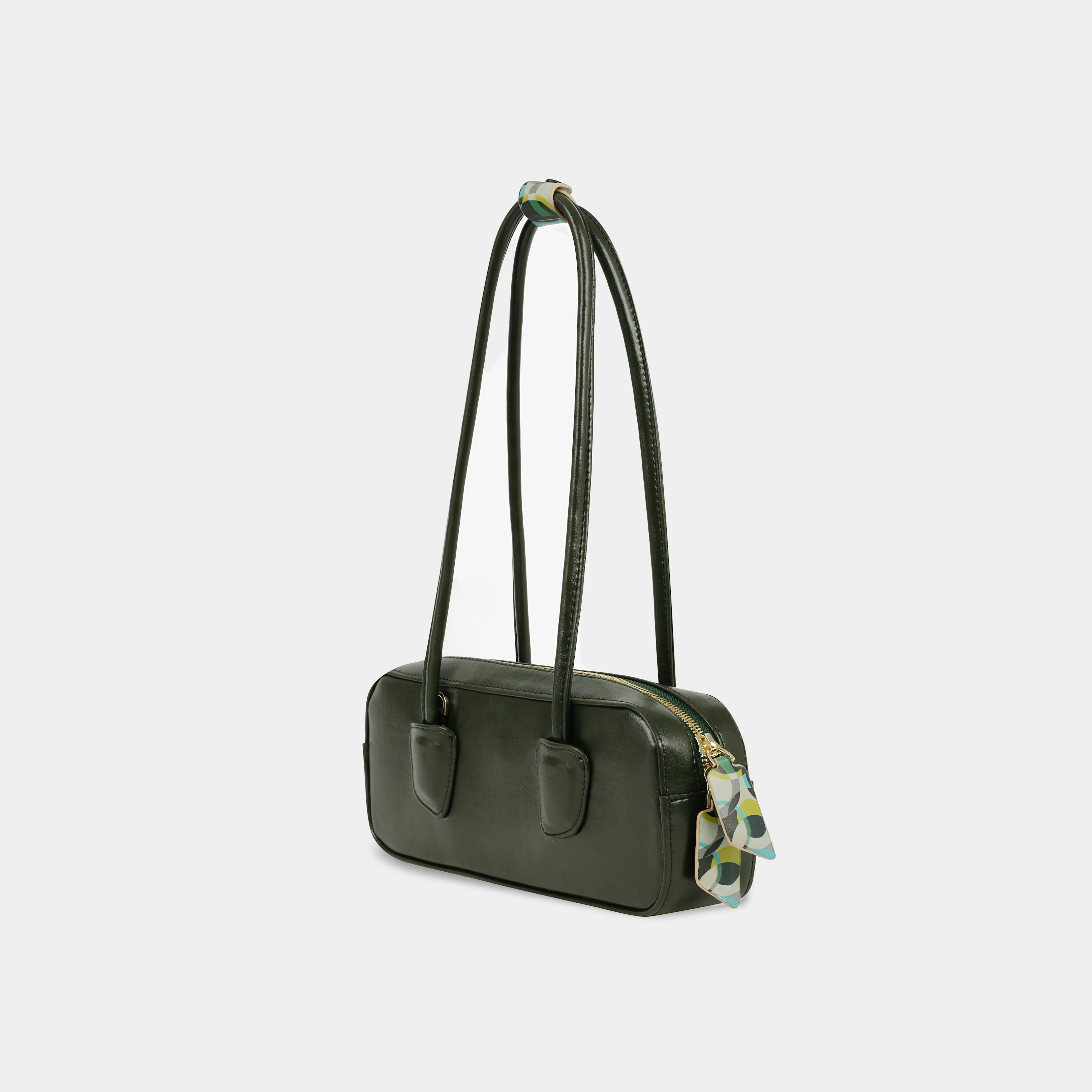 BREAKING bag in green and black color