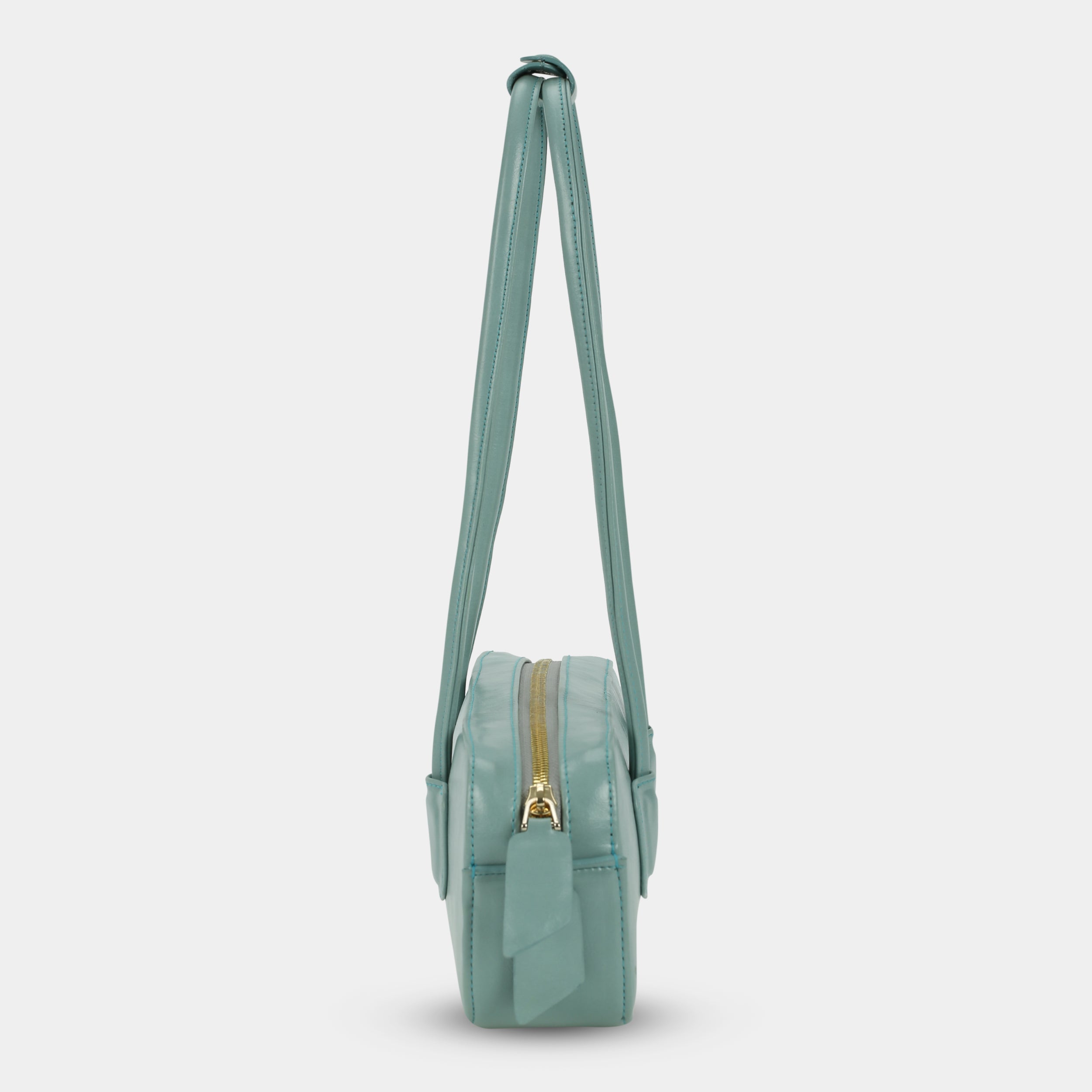 BREAKING bag in pastel turquoise color