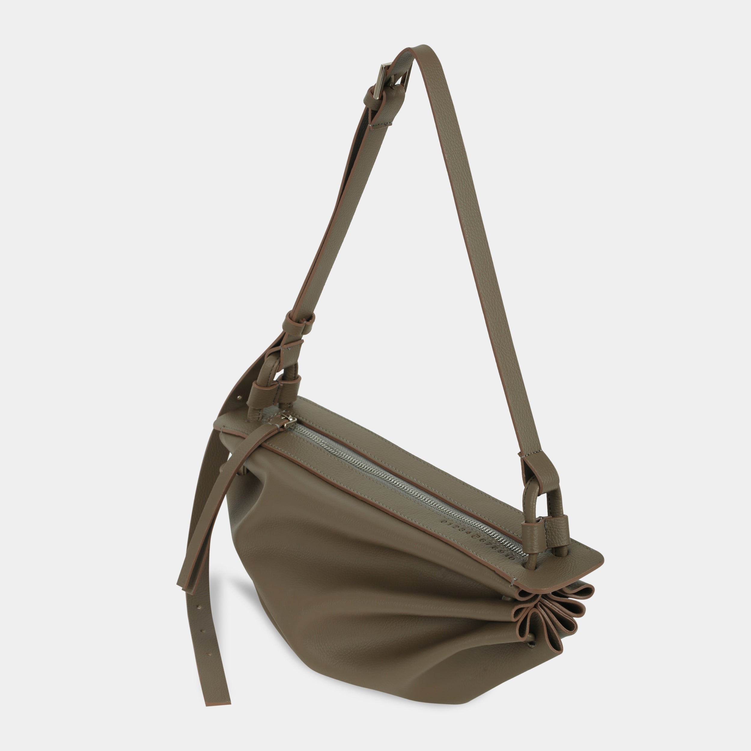 BOAT bag large size (M) dark beige color