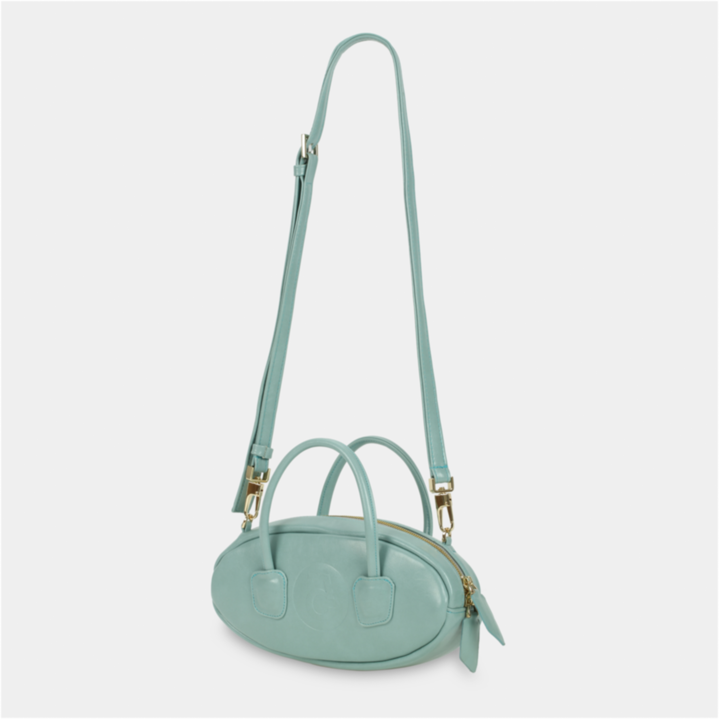 EGG handbag in pastel turquoise