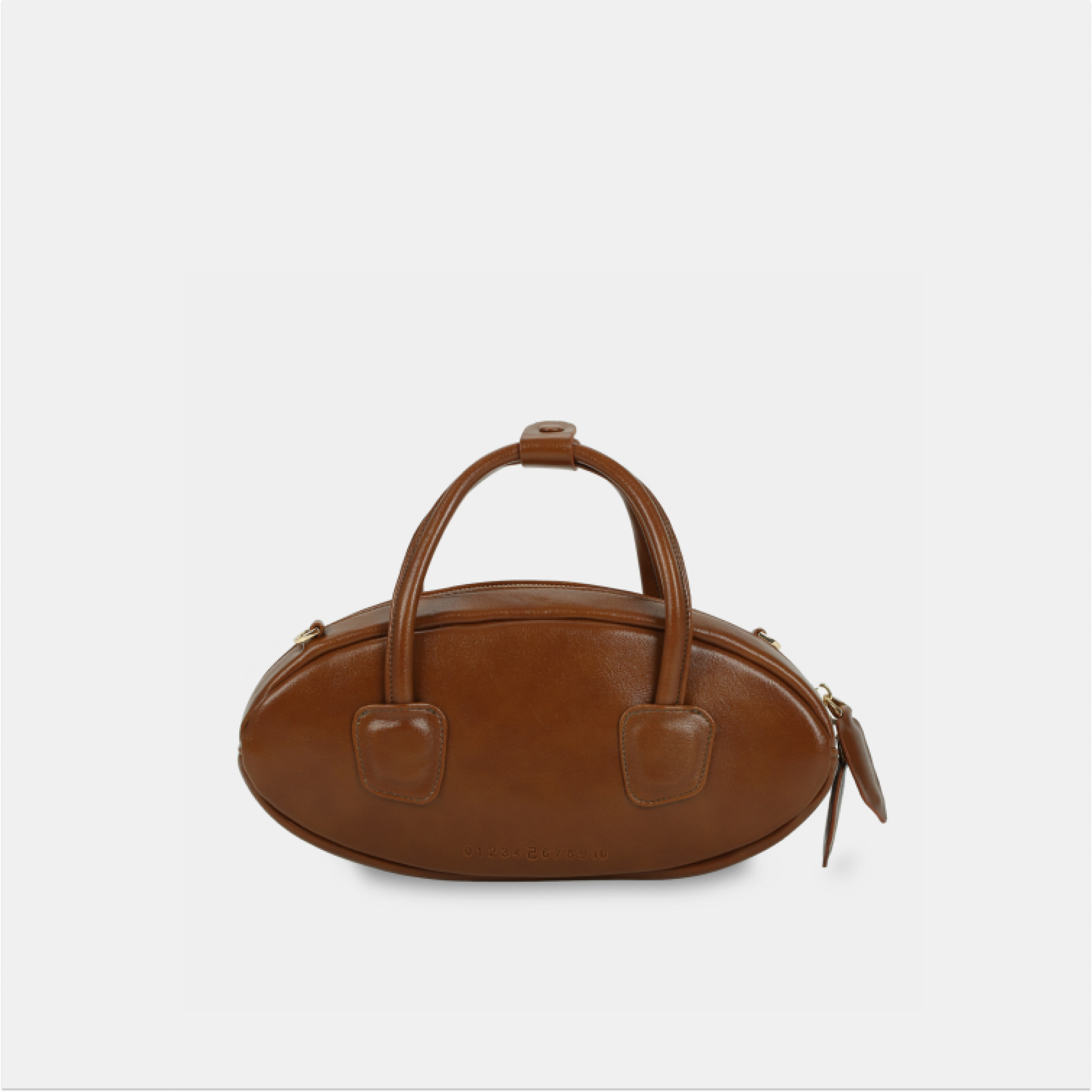 Brown EGG handbag