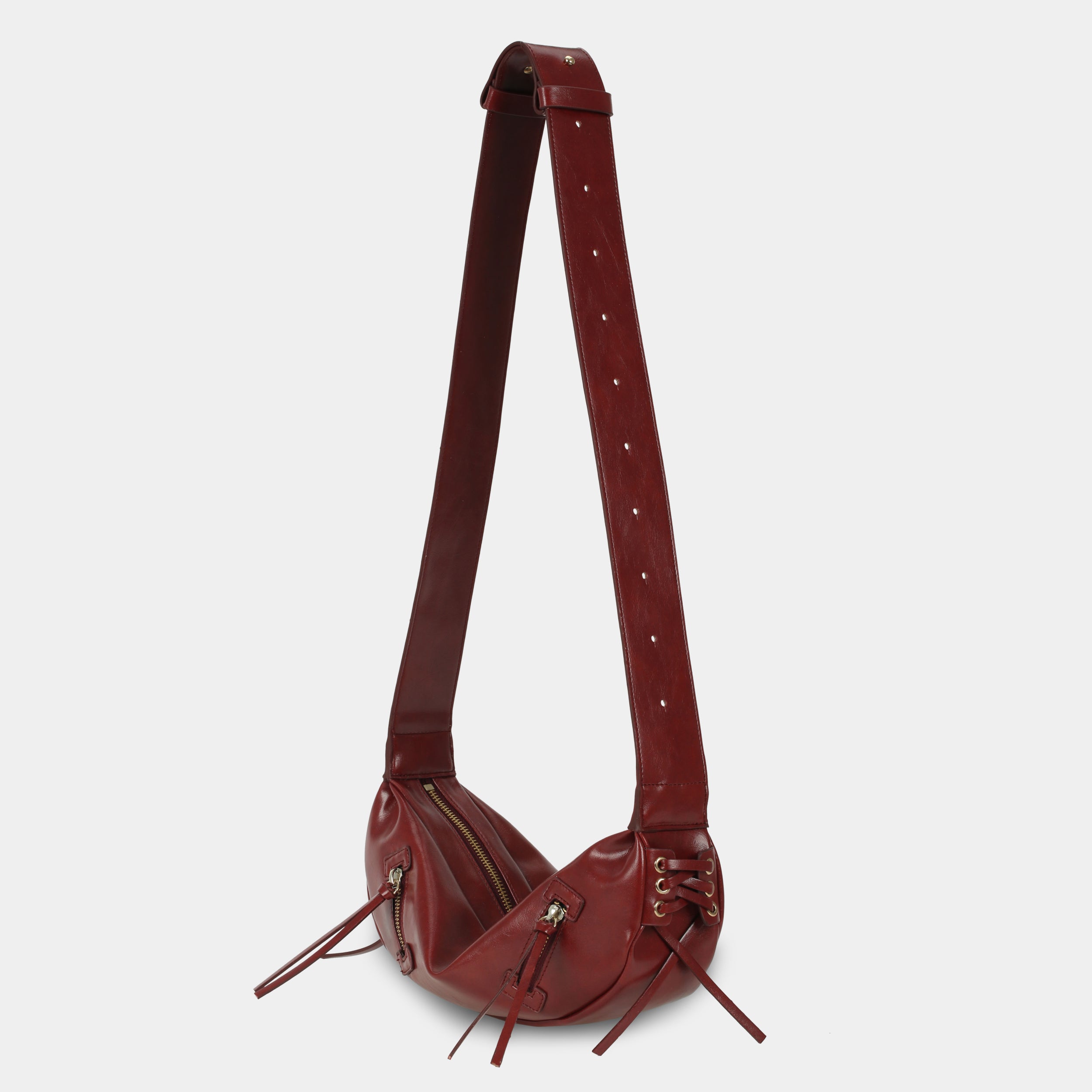 LACE bag large size (M) red color