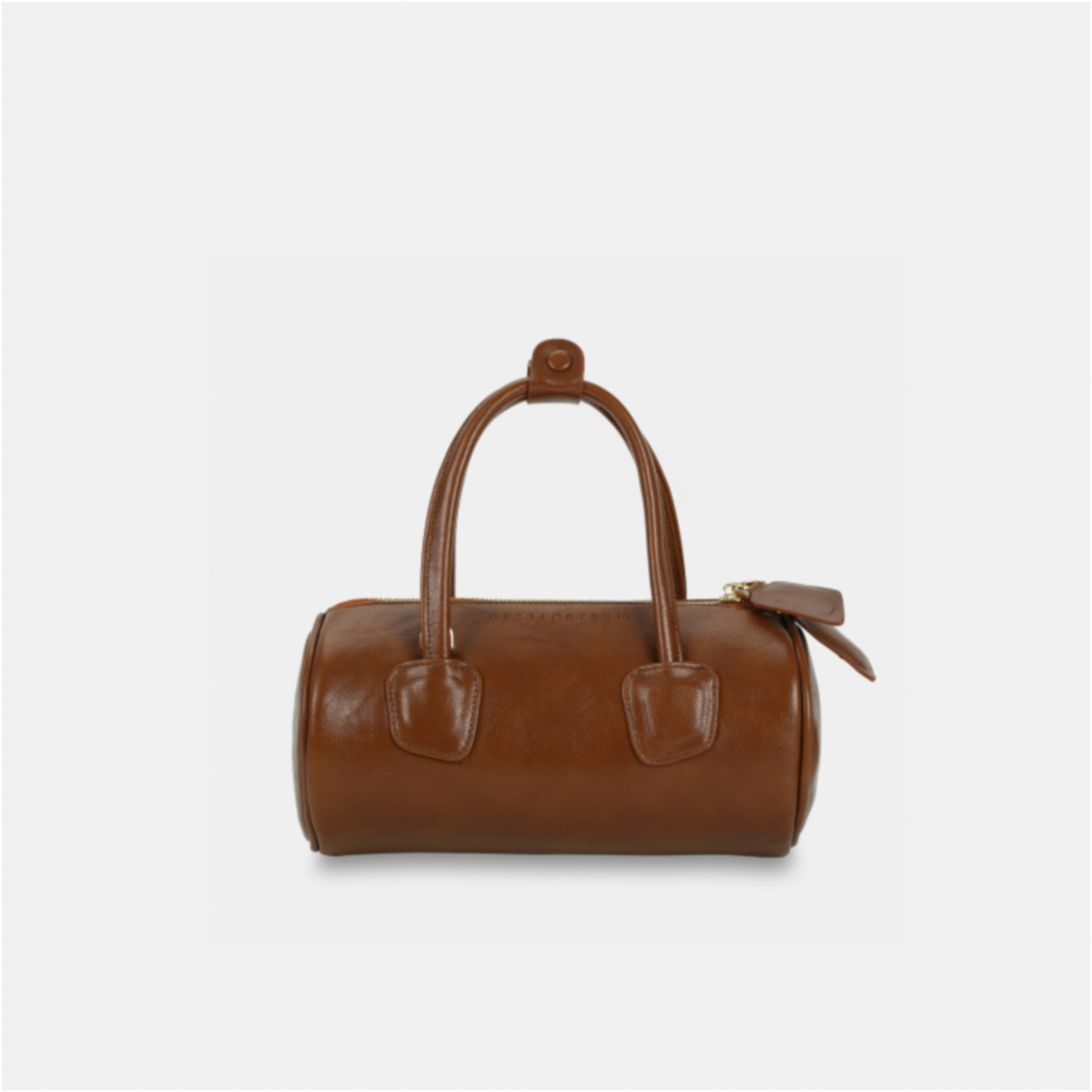 Brown ROLL handbag