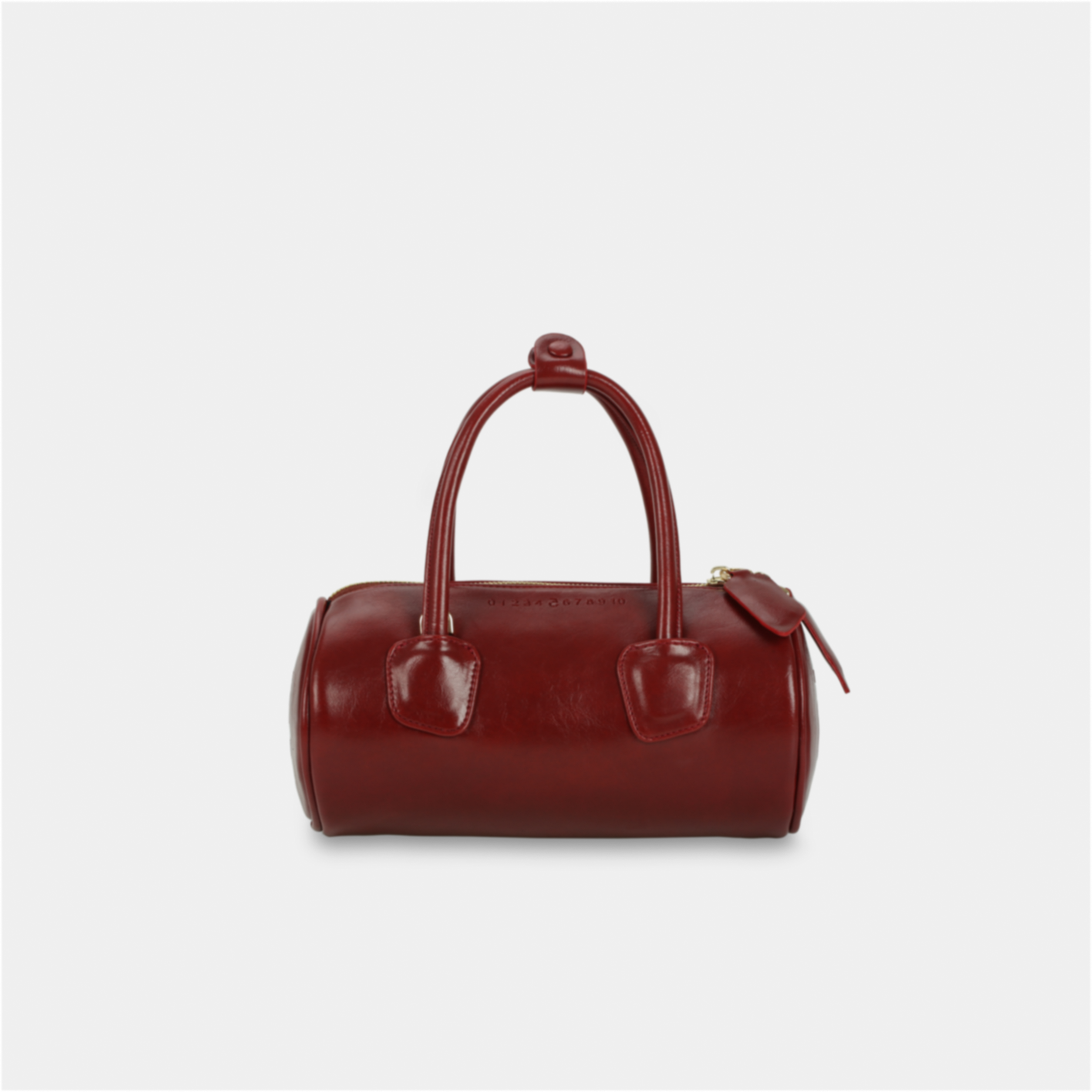 Red ROLL handbag