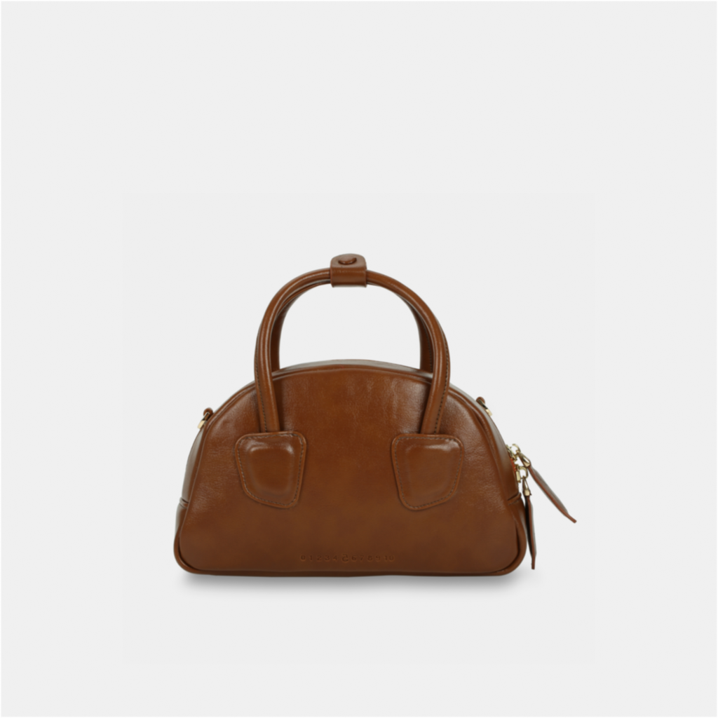 Large brown TACOS handbag (M)